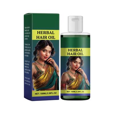 Herbal Hair Care Oil Gently Cleanses And Moisturizes Dry And Split Hair Nourishes Hair Oil 100ml