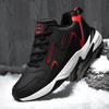 Winter velvet cotton shoes leather travel shoes large size shoes sports warm running shoes