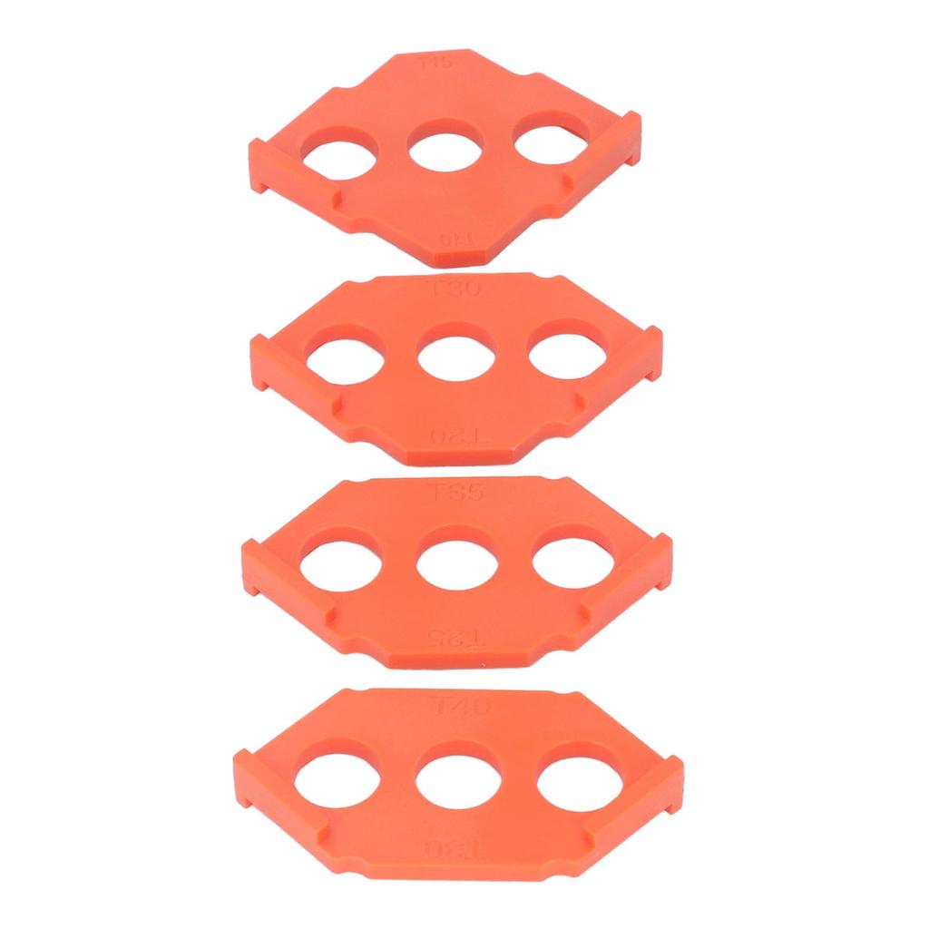 4 szt. Zestaw szablonów do frezarki do zaokrągleń, Zaokrąglony narożnik, Frez do zaokrągleń, do obróbki drewna, Trymer krawędziowy