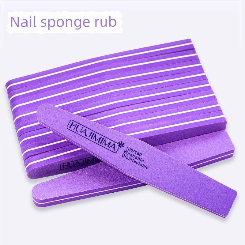 Dedicated Sponge Nail File Fingernail Maintenance Kit Tool Sanding Bar