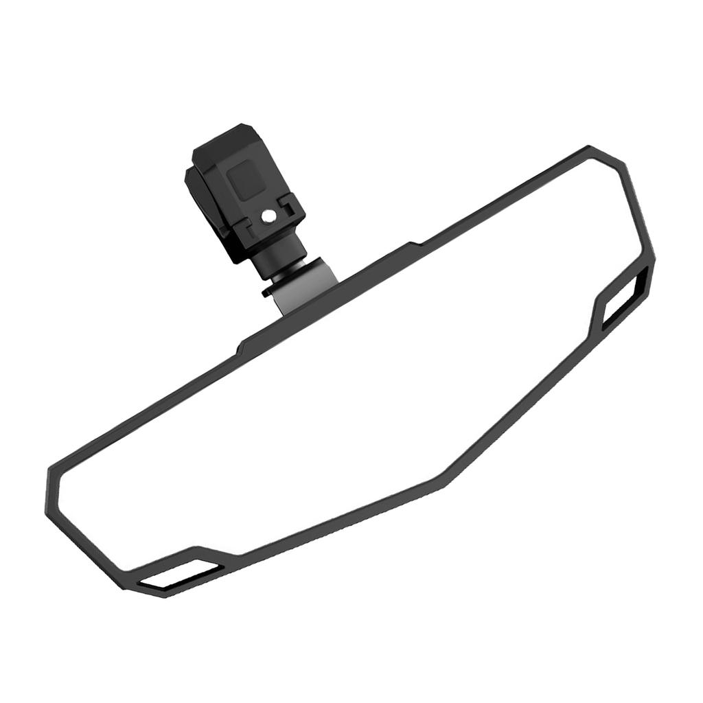 Universal UTV Center Wide Rearview Mirror for 1.5"-2" Roll Bar Cage Adjustable UTV Rear View Mirror