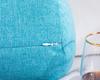 Removable and Washable Leg-Clamping Bolster Pillow - Cylindrical Bed Gap Filler with Imitation Cotton Linen.