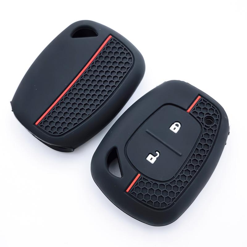 New Silicone Car Key Fob Cover Case 2 Button For Renault Kangoo Traffic Master For Opel Vivaro Movano For Nissan Remote Shell