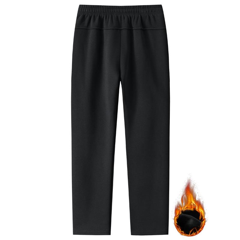 Pants Men's Winter Plus Velvet Thick Loose Large Size Sports Pants Men's Solid Color Men's Pants Trousers Men's Casual Pants