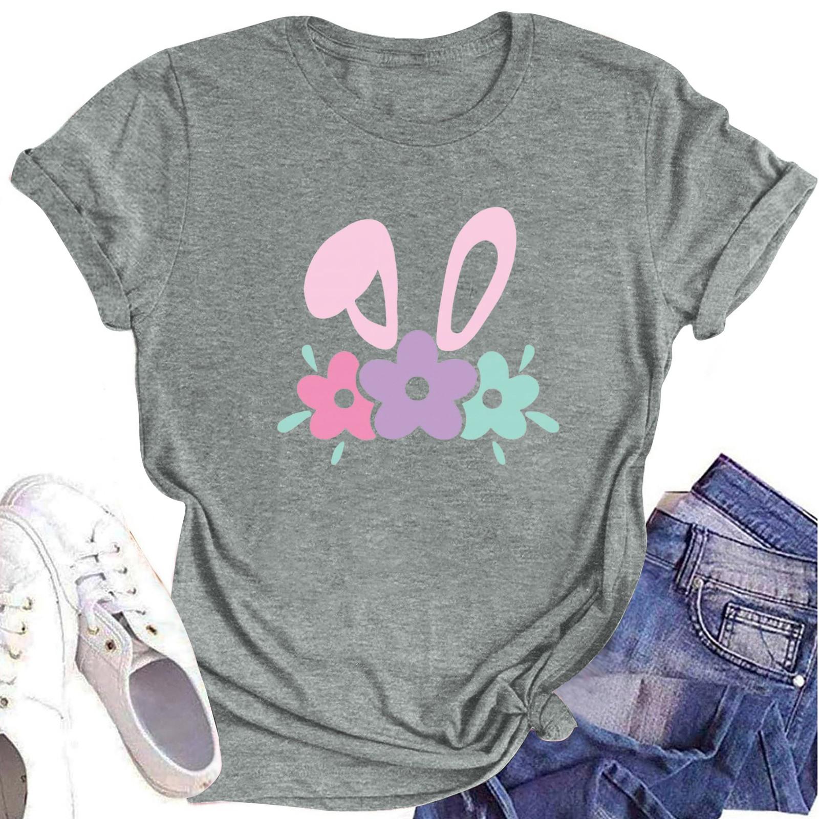 

Женская футболка с круглым вырезом и короткими рукавами S