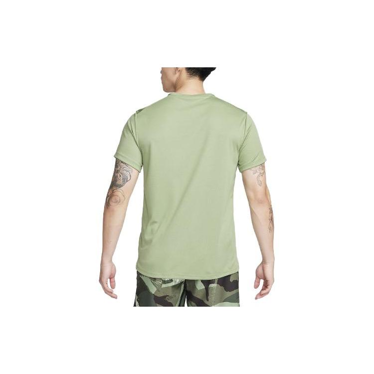 New Nike Miler T Shirt Men's Oil Green FN8517-386