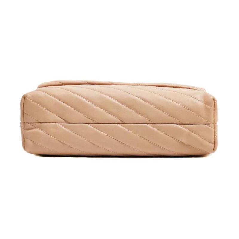 TORY BURCH Kira Herringbone Quilted Chain Leather Shoulder Strap Sheep Leather Small Square Bag Shoulder Crossbody Bag Women's Chrysanthemum 58465-687
