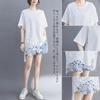 JoccKorr Short Sleeve Large Lace Floral Loose Solid Everyday Women's T-Shirt, Blouse, Size, Print, Pullover, Fit, Casual, Lightweight, Color,