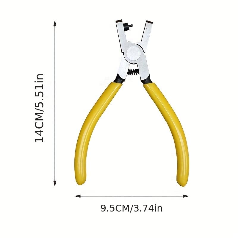 Manual Mini Hand- Punch Tool with Punching Die - 5-Inch Compact Leather & DIY Crafting Device for Hole Making, Belt Hole Creation for Watchbands