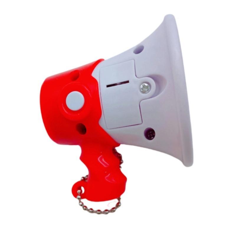 

Compact Recording Speaker Lightweight Voice Projector Clear Sound Role Props Travel Event Role Playing Accessory червоний