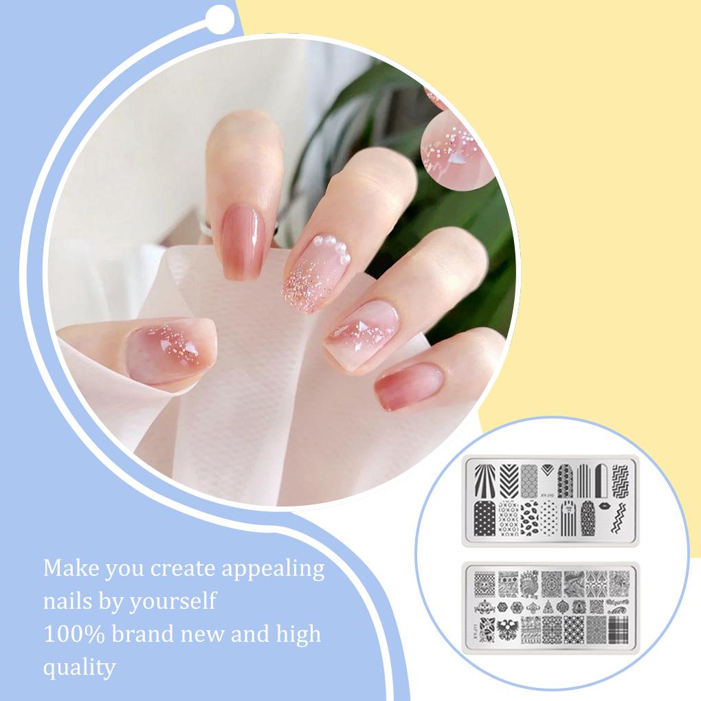 Nail Art Stamp Templates Plate Stencils Manicure Image Plate Gel Nail Polish DIY