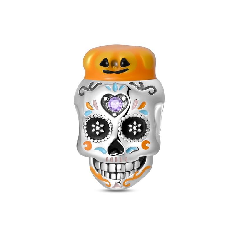 Halloween Series Skullhead Butterfly Bead Component Pendant Bead Component High Quality Fine Jewelry Bead Components Designed For Authentic Original