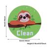 Funny Dog Owl Fridge Magnets Dishwasher Magnetic Sticker Home Decor Clean Dirty Sign