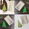 New Christmas Tree Shaped Silicone Mold Cake Decoration Fondant Biscuit Tool 3D Diy Baking