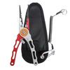 Aluminum Alloy Fishing Pliers Ergonomic Handle Portable Multifunction Ring Opener PE Line Cutter Hooks