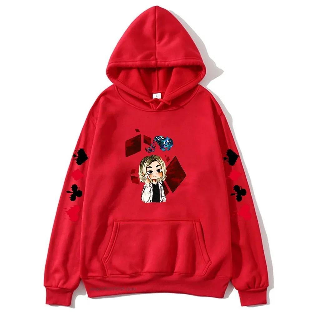 Cute Chishiya Hoodie Alice In Borderland Graphic Sweatshirts Autumn Winter Fleece Streetwear Tops
