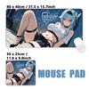 Gaming Mouse PadAntislip Stitched Edges Stylish Urban Anime Girls  Graffiti Street Print Gaming Keyboard Mat for Gamers