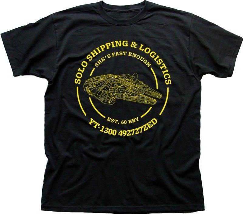 Хан Соло Логистика Доставки Сокол Тысячелетия футболка 9408 XL