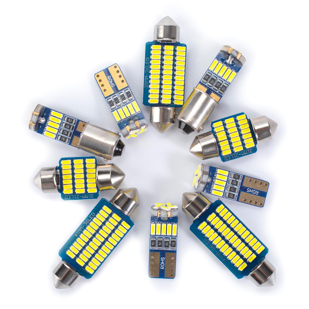26Pcs Canbus LED Interior Reading Footwell Door Light Kit For BMW 5 Series F07 GT 5GT 528 530 535 550 2010- 2016 2017 Car Bulbs Bulbs 7
