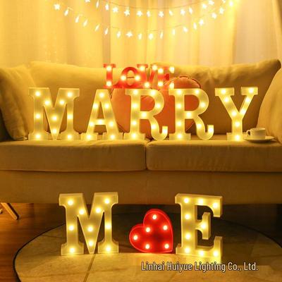 LED Alphabet Lights - Decorative Luminous Letters for Proposals, Confessions, Birthdays, and Parties
