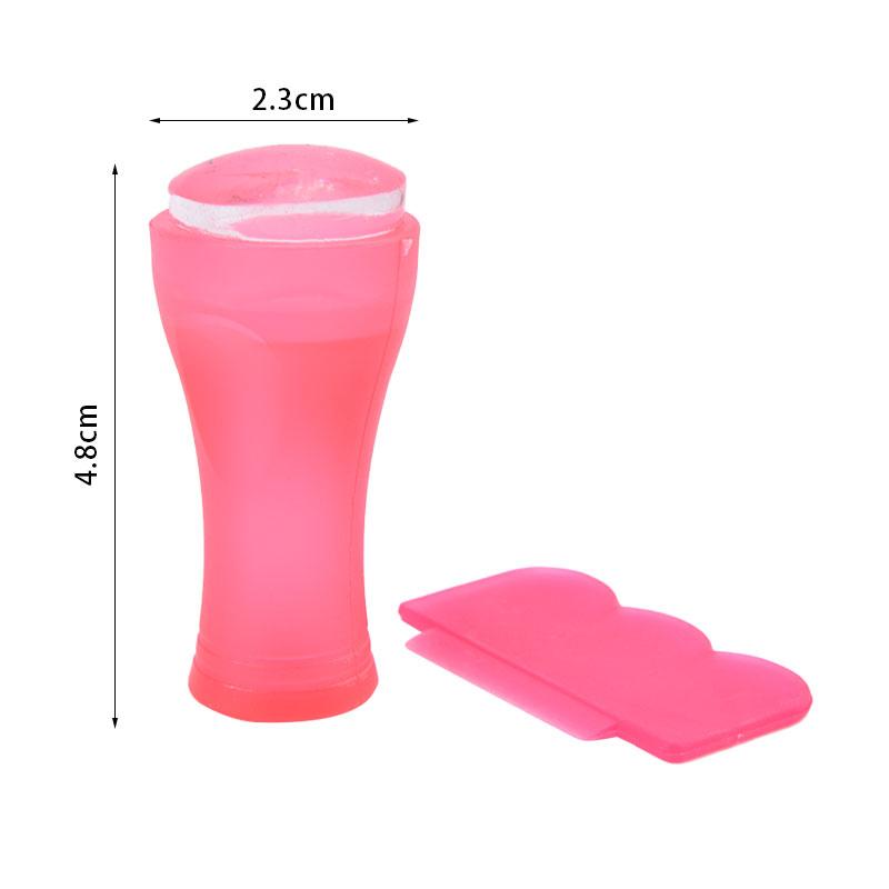 Easy-French Nail Stamper Monocle Jelly Print Silicone Transfer Print Scraper