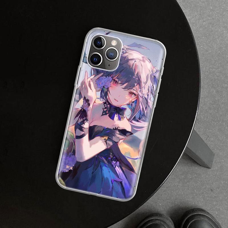 Genshin Impact Keqing Phone Case Cover For iPhone 11 12 13 Mini 14 15 Plus 16 Pro Max 17 Air 7 8 + SE Art Customized Fundas 11 1