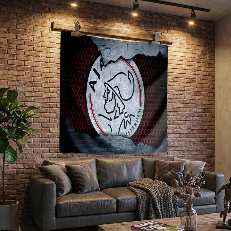 Bold Ajax Amsterdam Spirit Tapestry Playroom Tapestry, Accessories for Bedroom,Livingroom, Dormitory Room Wall Decor Fan Birthday Gifts