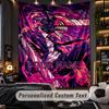 Personalized Wall Tapestry,Chainsaw Man Custom Printed Name, Fabric Wall Art For Indoor Room Backdrop