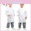Bata de Laboratório Branca Para Crianças Respirável e Confortável Perfeita Para a Escola Ou Brincadeiras