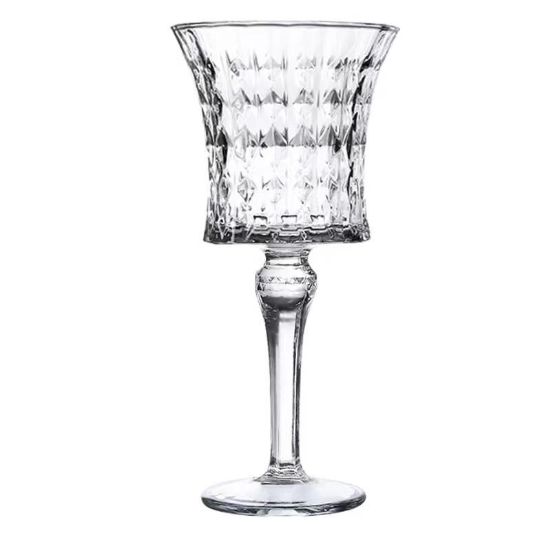 VAKADA Painted Diamond Stemmed Wine & Cocktail Glass