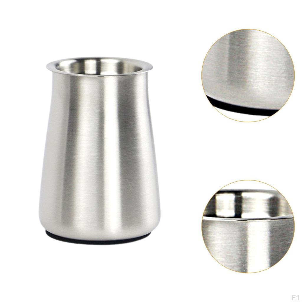 Coffee Ground Sifter Powder Sieve Stainless Steel Cup Receiver Reusable for Bar