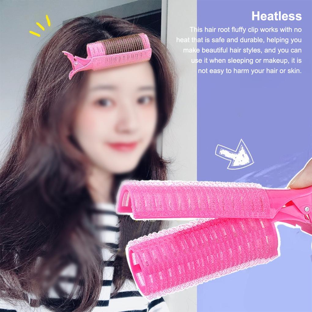 Women Hair Root Clip Volumizing Fluffy Styling Curling Bangs Rollers Portable Household Washable Hairpins Clamps Makeup