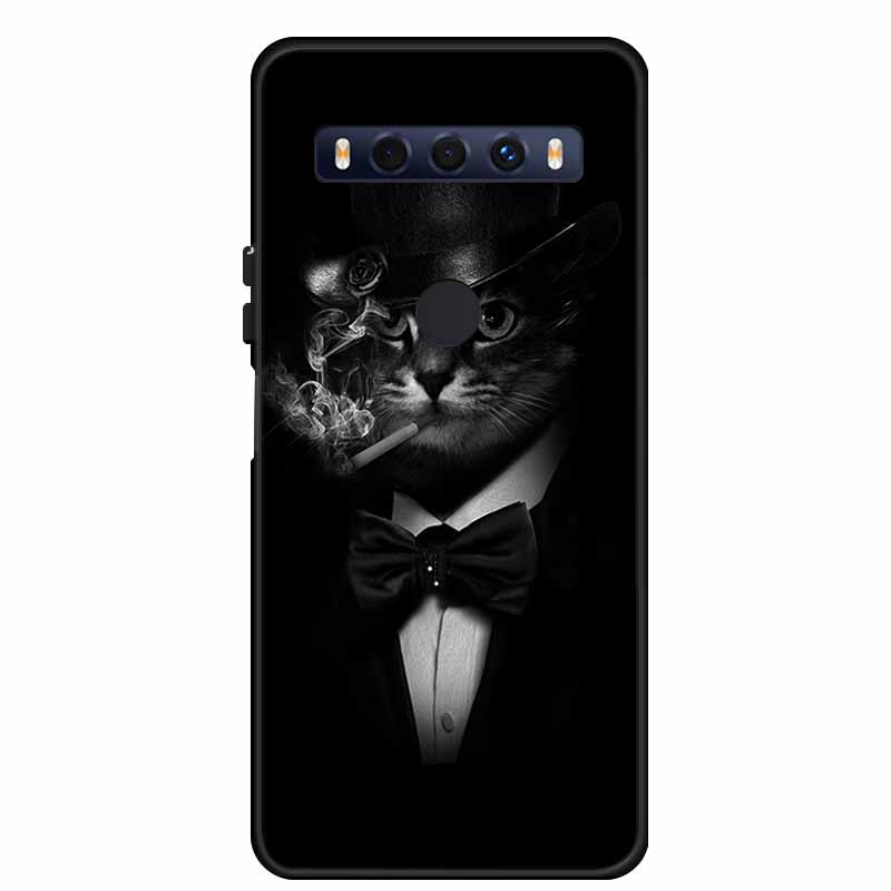 For TCL 10 SE Case Popular Picture Black Silicone Soft Back Cover Case For TCL 10 SE Phone Case Cover 10SE 6.52" Coque Funda Bag