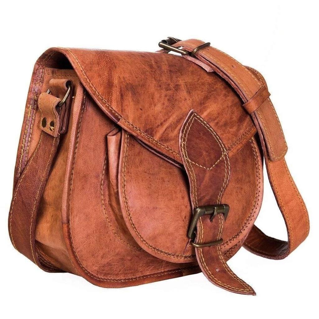 Bag Leather Messenger Shoulder Genuine Real Handbag Women's Body Crossbody Women