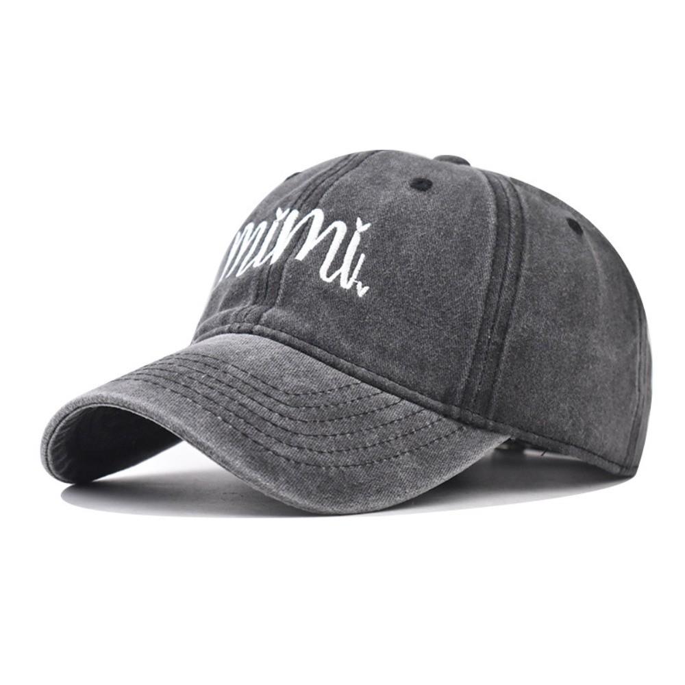 Vintage Mimi Letter Embroidery Caps Adjustable Baseball Cap Fashion Sport Visors Cap