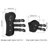 Horse Front Hind Leg Boots Shock Absorption Breathable Open Front PU   Horse Tendon Boots for Jumping Show Riding