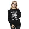 DC Comics Womens/Ladies Justice League Girls Rule Sweatshirt