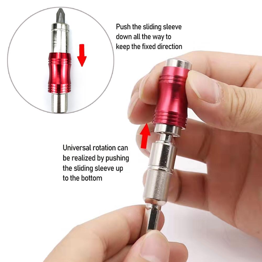 1/4 "Hex Magnetic Screw Drill Tip Drill Screw Tool Durable Locking Bit Quick Change Holder Drive Guide Drill Bit Extensions Bit