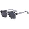  Oversized Women Sunglasses Vintage Gradient Black Blue Mirror Shades UV400 Men Fashion Sun Glasses