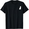 Dog Shirt - Silhouette On Pocket Area - Labrador Retriever T-Shirt