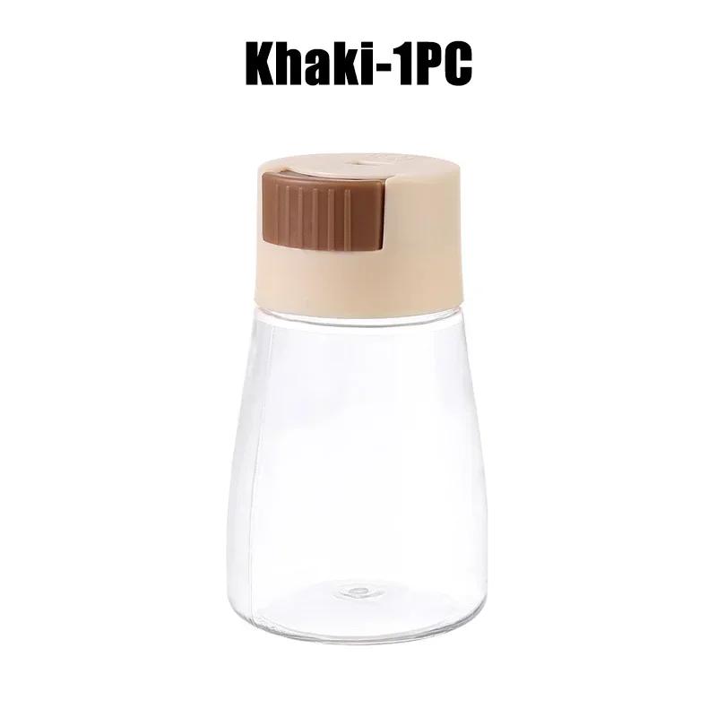 Precision Salt Control Dispenser Sealed Quantitative Seasoning Jars Press Design Spice Storage Containers for Kitchen Cooking