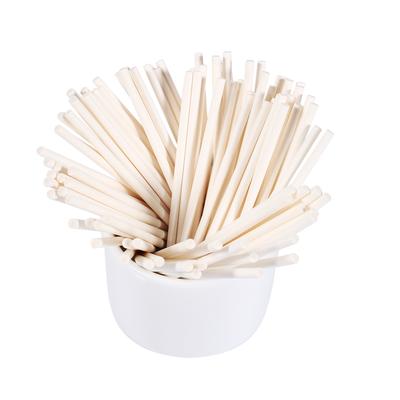 100 szt./zestaw kolorowych patyczków do lizaków Cake Pop Sticks do cukierków czekoladowych 10 cm Off White