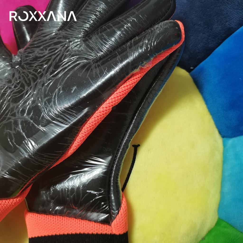 ROXXANA Fußballtorwarthandschuhe für Erwachsene und Jugendliche, Hochleistungs-Torwarthandschuhe Verbesserter Grip, Atmungsaktiv Langlebig