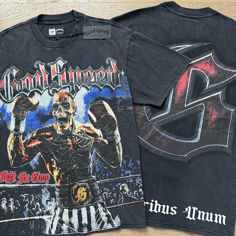 Mens Oversized Cotton Long Sleeve Tee With Skull Graphic Print Streetwear Rock Band Style Loose Fit Teens Adults