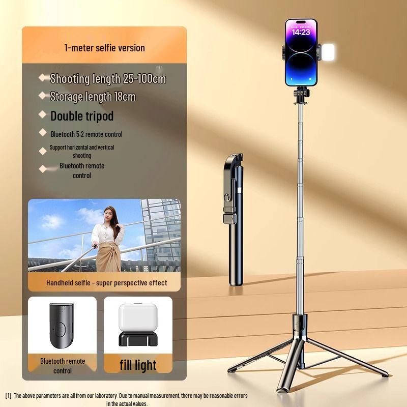 2025 Universal Anti-Shake Selfie Stick with 360° Rotation