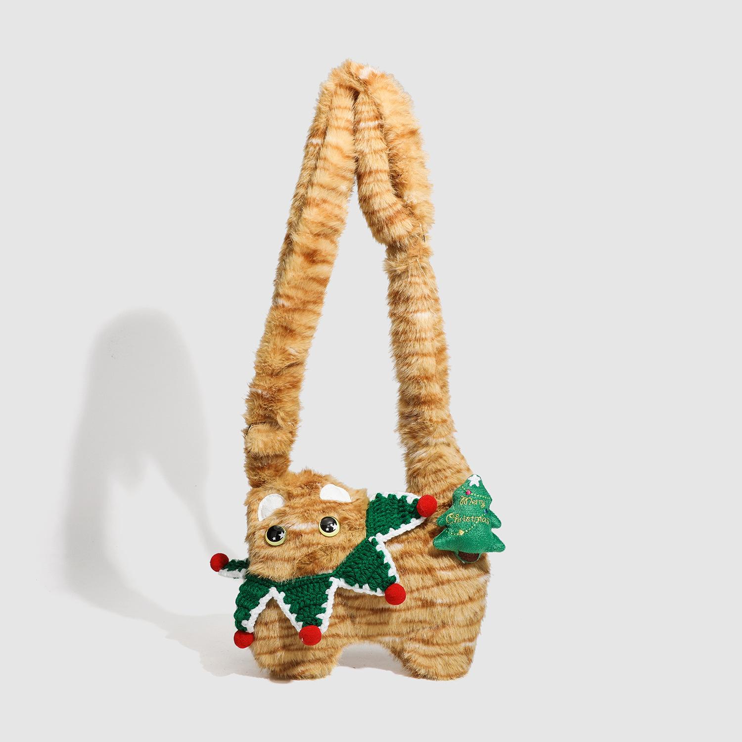 

Подарочная плюшевая сумка новая супер милая сумка-мессенджер с кошкой милая наплечная сумка под мышку