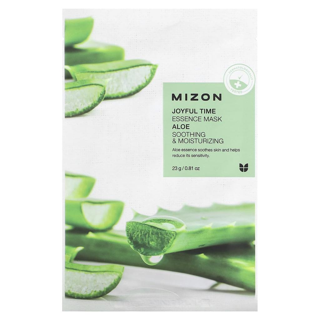 Joyful Time Essence Beauty Mask, Aloe, 1 Sheet, 23G(0.81Oz)