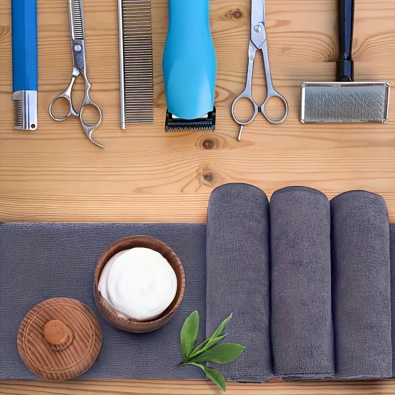 Super Absorbent Salon Towel - Anti Bleaching, Fast Drying Polyester Fiber Water Treatment Face Towel, Suitable for Hairdressers