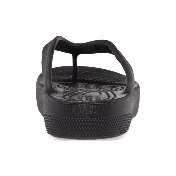 Crocs Classic Cloud Anti-Rub Flip Flops Women Footwear Black 207714-001