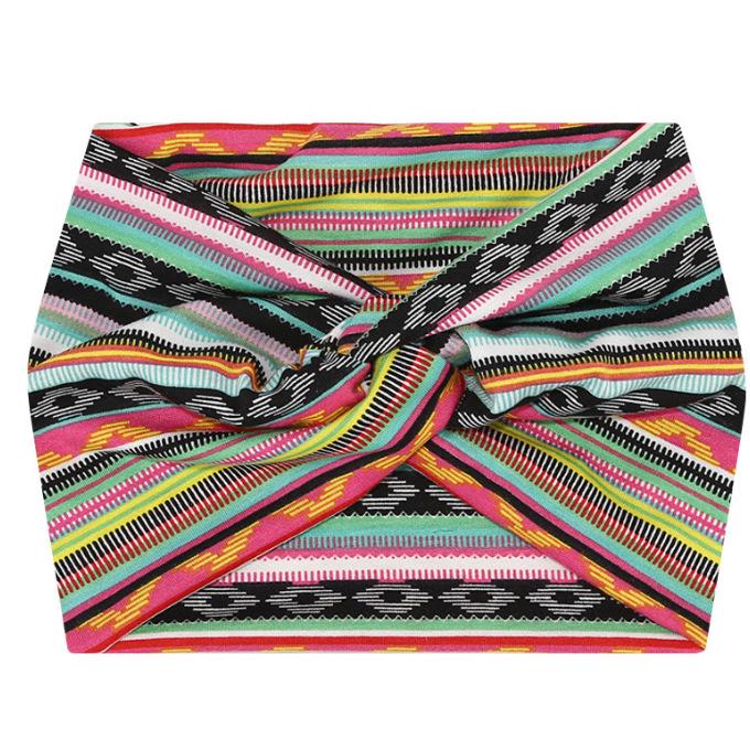 

Женская широкая повязка на голову: Эластичная афро-тюрбанная повязка для йоги, бега и спорта